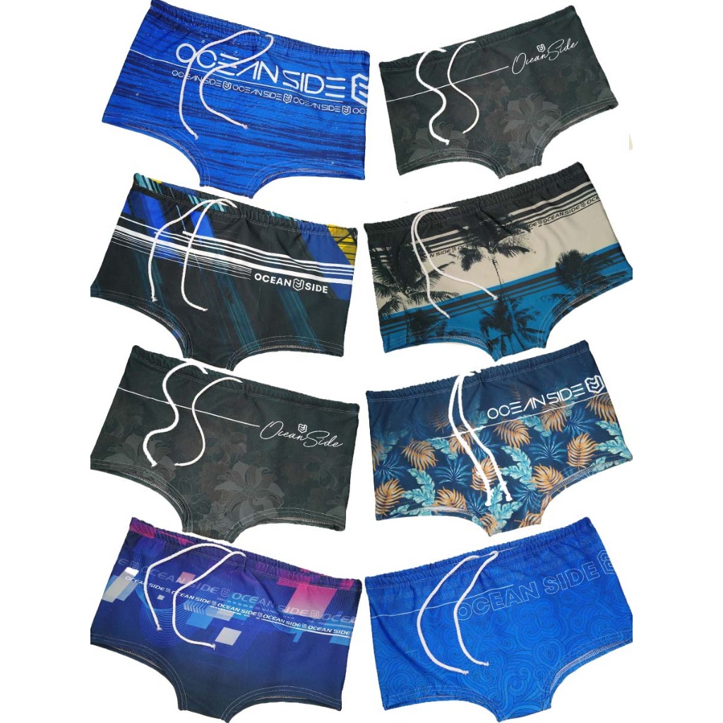 Kit2 Sungas Masculina com Forro Estampada moda Praia/Piscina