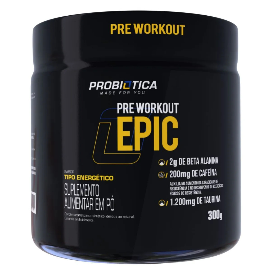 Pré Treino Epic 300g - Probiótica