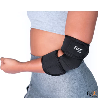 Cotoveleira Ajustável Neoprene Treino, Fitness, Crossfit, Exercícios, Esporte!