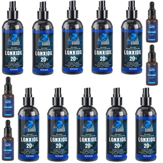 10 Un Tonico Capilar 100ML- LGNXIDIL + 4Un Óleo Para Barba 30ML - LGN Barber