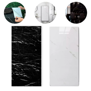 Kit 12 Placa Mármore 3d Adesiva Porcelanato Parede 30x60cm Revestimento