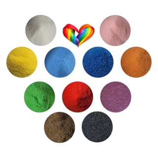 Areia Colorida Cores Da Bandeira LGBTQIA+ Decoração