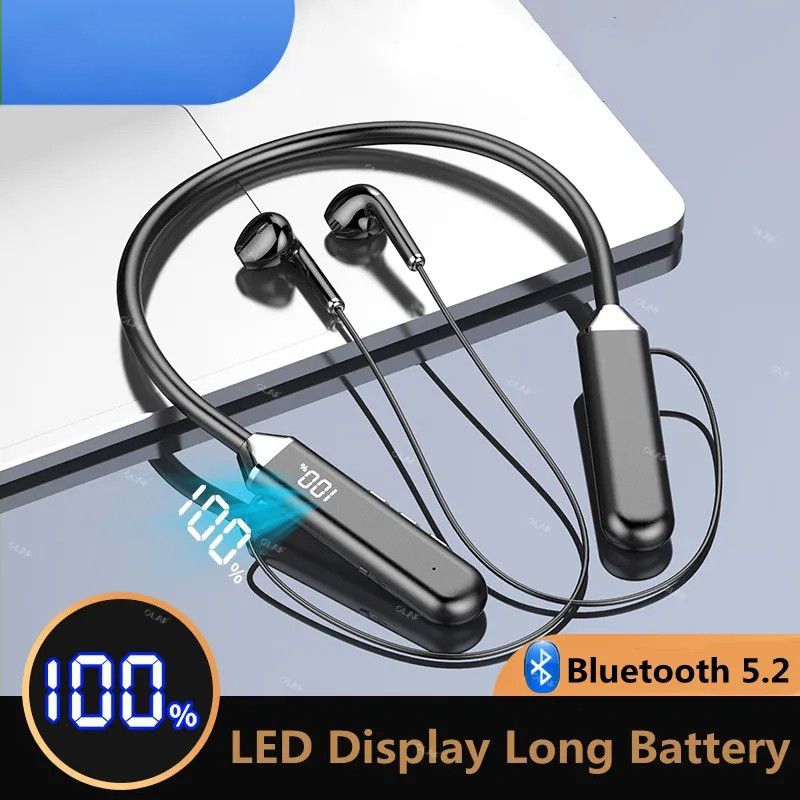 Fone Bluetooth Display Digital Fone de Ouvido Esportivo | Shopee Brasil