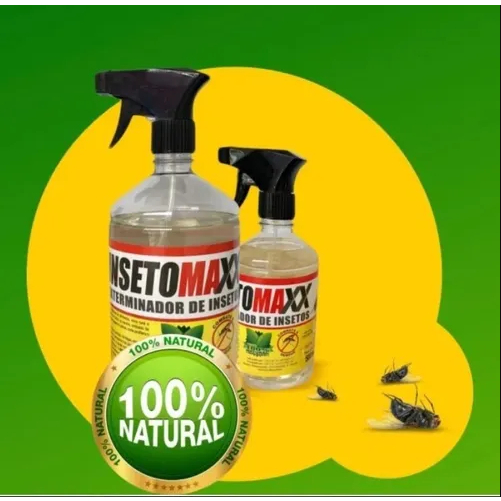 INSETOMAXX - Exterminador de Insetos 100% Natural Mata Barata Escorpião Moscas Mosquitos Dengue Aranha