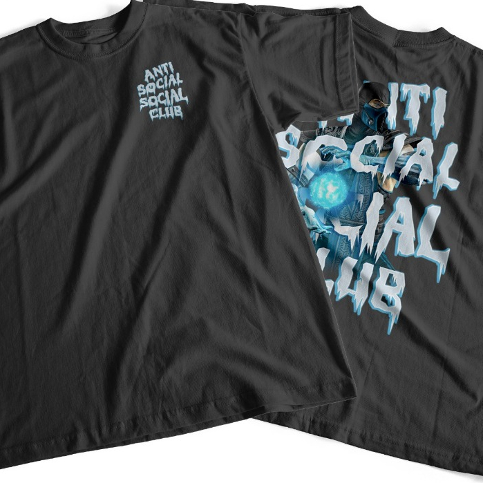 Camiseta Sub Zero Anti Mortal Social Novo!