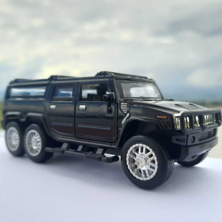 Miniatura Carro de ferro Caminhonete GM Hummer 2 Colecionador Aprox. 13cm