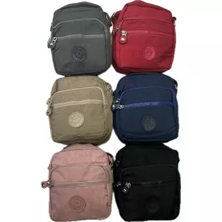 Bolsa feminina pequena casual de nylon crossbody