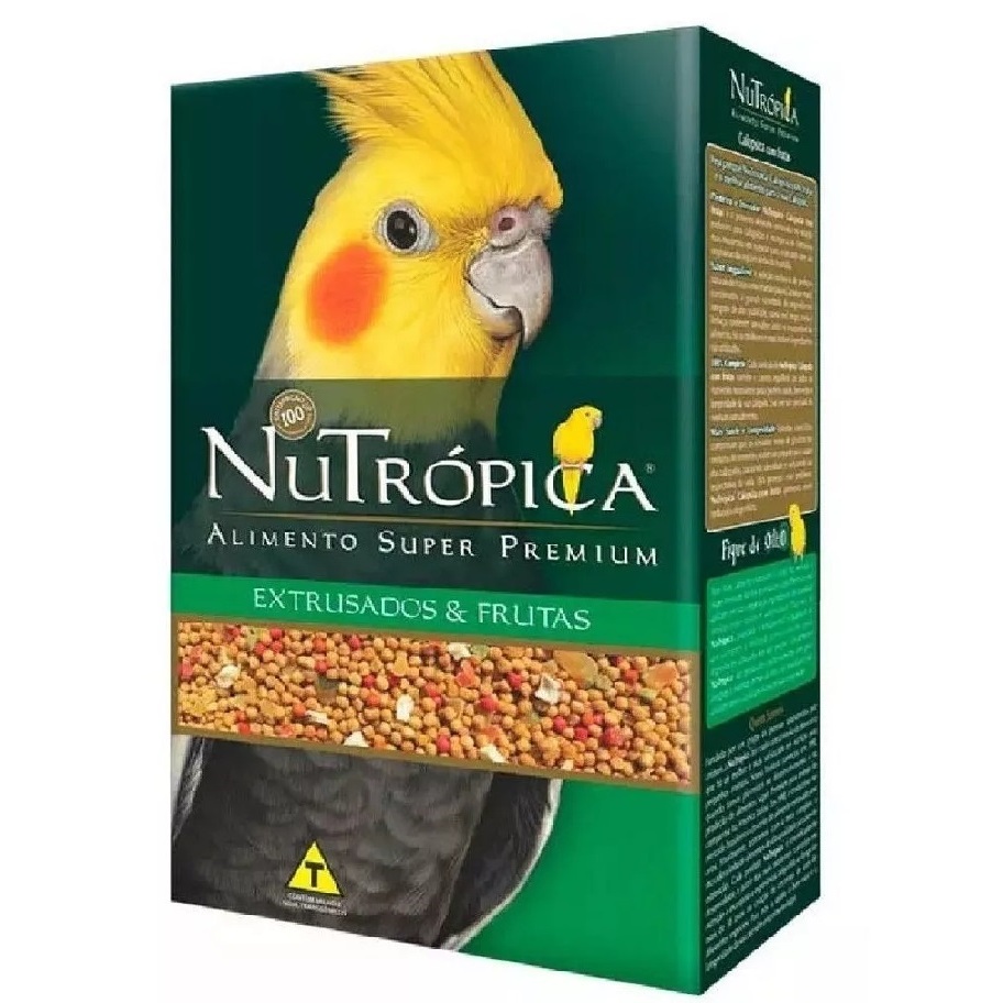 Ração Para Calopsita Super Premium Nutropica Extrusada Com Frutas ...