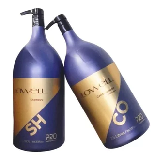Kit Lavatório Lowell Shampoo 2,5 Litros + Condicionador 2,5 Litros