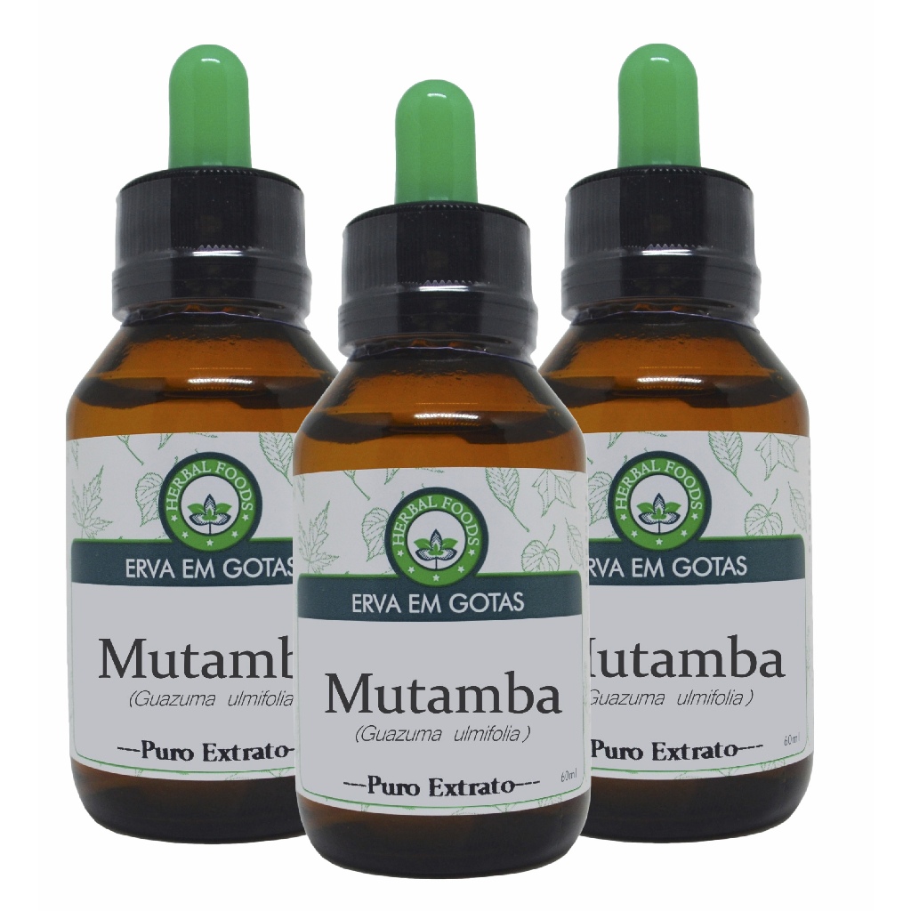 3 Extratos de Mutamba - 60ml | Shopee Brasil