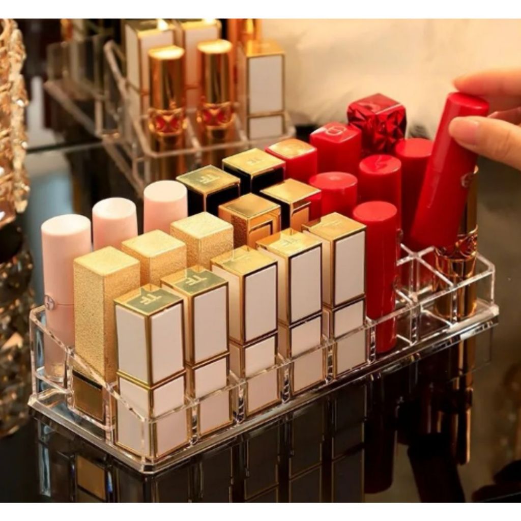 Porta Batom Acrílico Organizador 9, 12, 24, 36 e 40 Batons