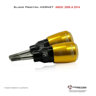 Slider Procton Racing Dianteiro carenagem Modelo S Hornet 2008 A 2014 (ORIGINAL)