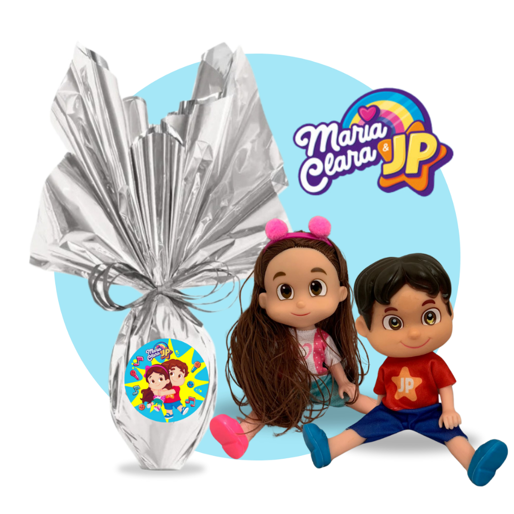 Ovo De Páscoa Chocolate Ao Leite 250g Maria Clara E Jp | Shopee Brasil