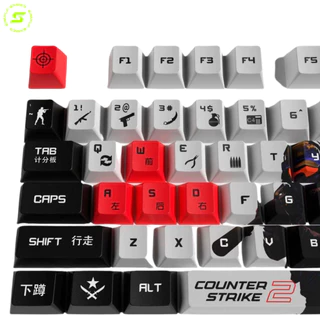 Keycaps Counter-Strike 2 - 130 teclas personalizadas