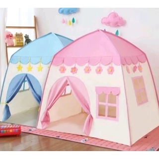 Casa castelo crianças menino e menina Barraca flor tenda cabana casa infantil dobrável menor preço em Oferta na Shopee