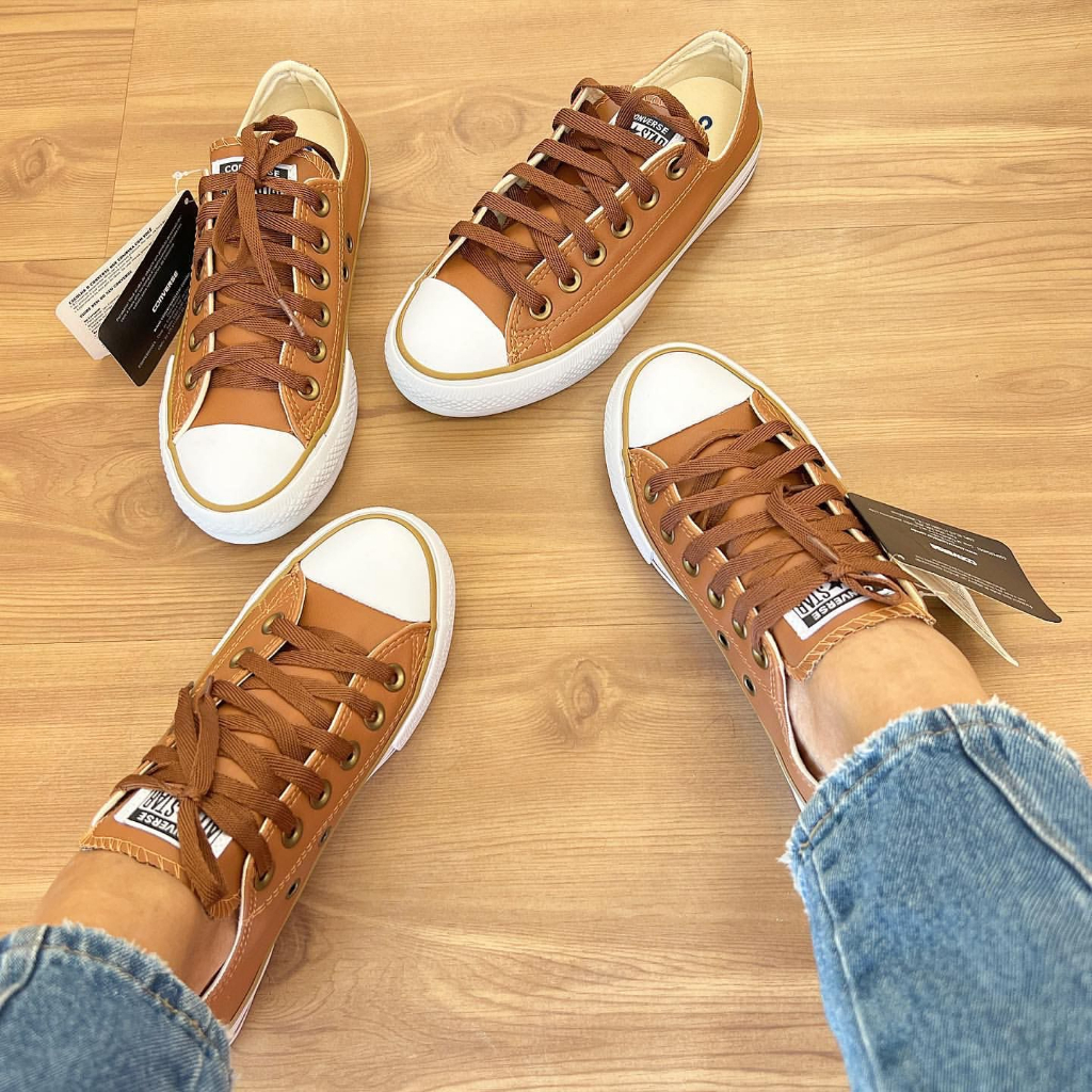 Estilo e Conforto: Tênis ALL STAR COURO em Super Promoção, Solado Anti Derrapante e Maciez Únicos!