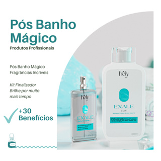 Kit Finalizador Exale 3 Em 1 Defrizante, Protetor Termico Leave-in + Perfume Capilar