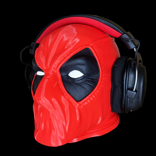 Cabeça genérica realista Deadpool Suporte para fones de ouvido headset headphone