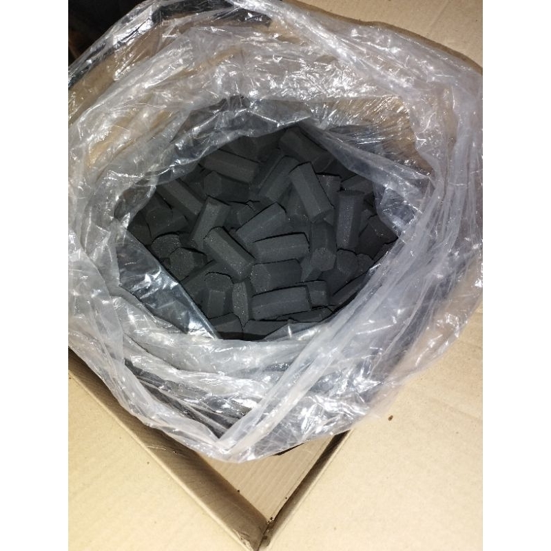 10kg Carvão de Coco Rhino Exagonal Granel