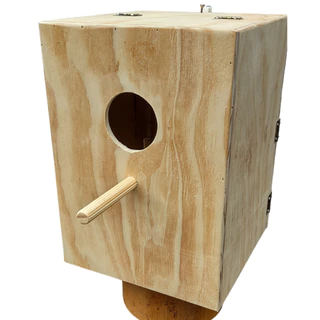 NINHO CALOPSITA VERTICAL LUXO com 02 PORTAS (superior e traseira) - PSITACIDIOS MEDIOS, MARITACAS.