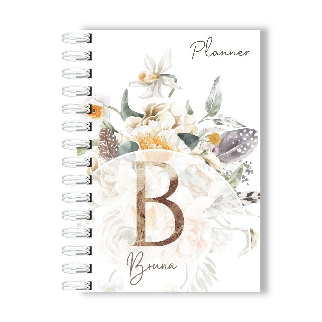 Planner datado ou permanente Coleção Alfabeto Letras | Shopee Brasil