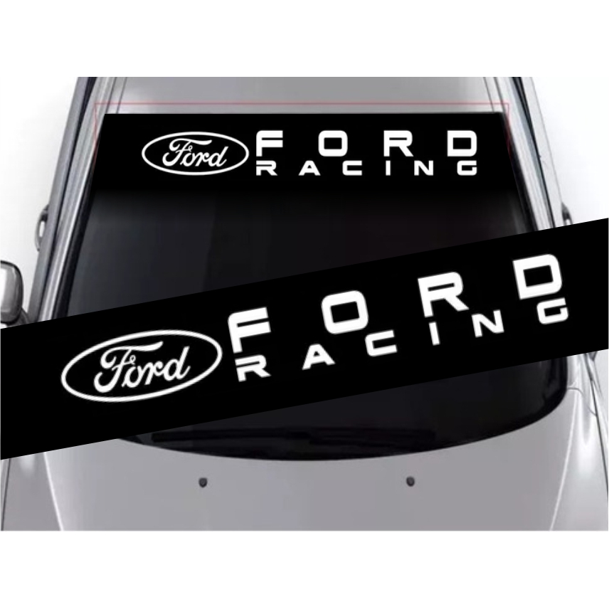 Autocollant Sticker ST Ford Prespaziato, Décal Tuning Pour Auto, Moto Ou Casque, Longueur 19,5 Cm, Origine Italie