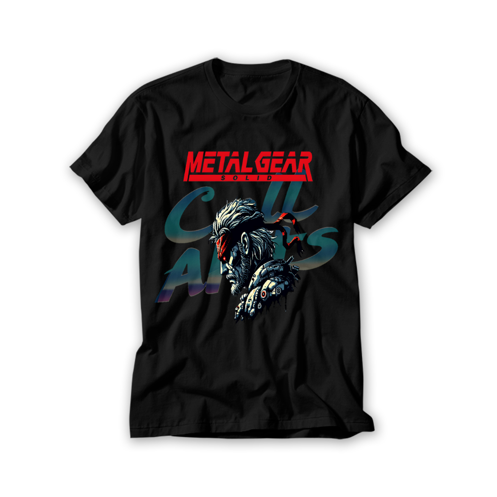 Camiseta Metal Gear Solid - Snake - Game Metal Gear