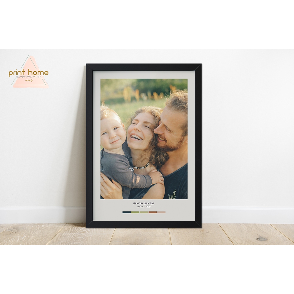 Quadro Moldura Retrato Foto Família Pessoa | Shopee Brasil