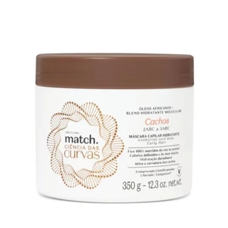 Máscara Capilar Hidratante Match Ciência das Curvas Cachos 350g O Boticário