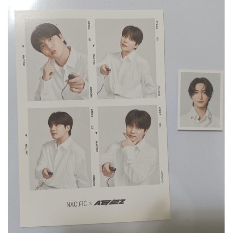 ATEEZ アチズ nacific ナシフィック トレカ ソンファ コンプ Nacific Ateez | Shopee Brasil