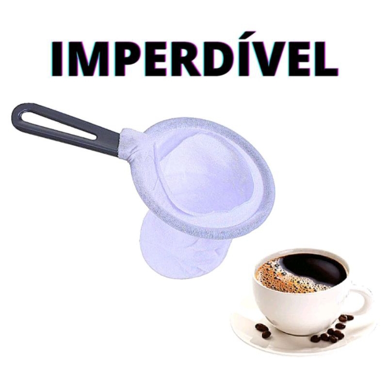 Coador De Café Grande Individual Kit 12 Peças Ótima Qualidade | Shopee ...