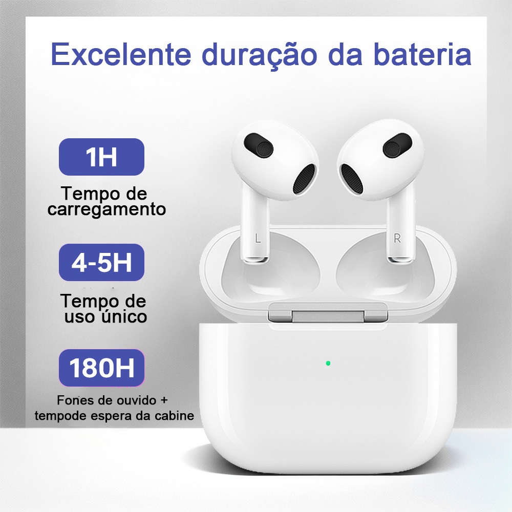 Imagem do produto H'maston RS-20 Fone De Ouvido Bluetooth 5.4 Sem Fio Wireless In-ear Com Microfone 30 mah 5 Hora 8