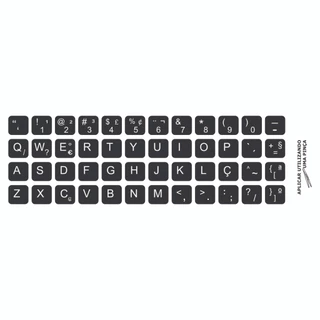 Adesivos Para Teclado Notebook Abnt Abnt2 Português Br Ç