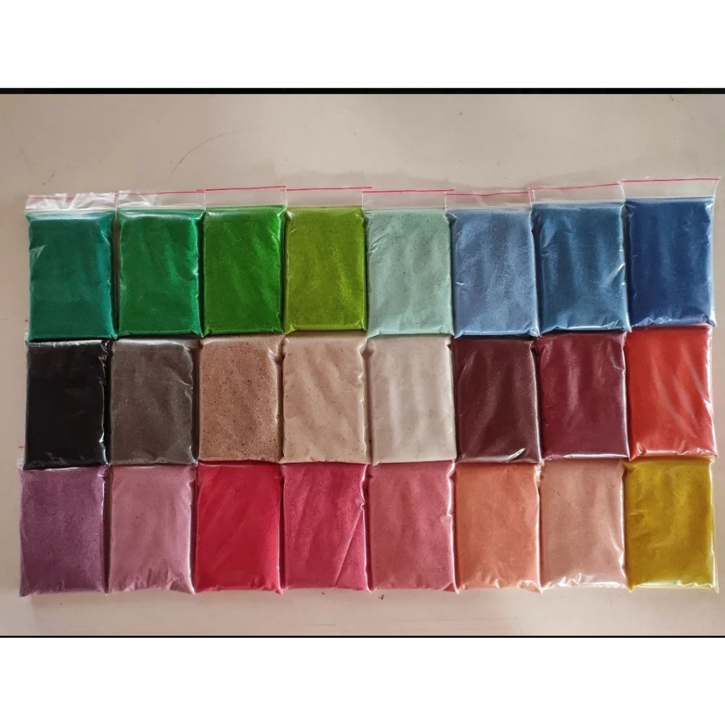 Areia Tratada Colorida INFANTIL 7 sacos de 100g