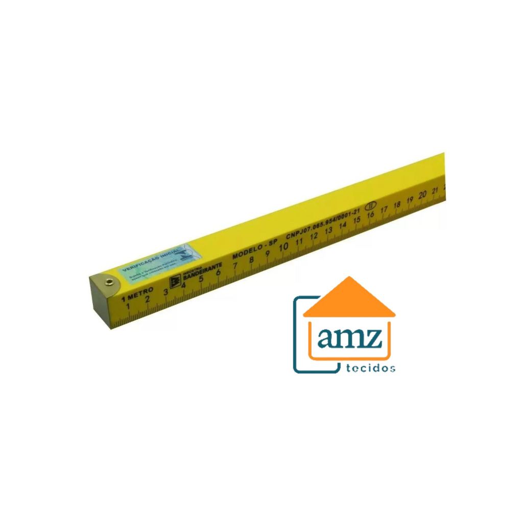 Regua Metro Tecido Balcão Geral 1 Metro Padrão Inmetro Profissional