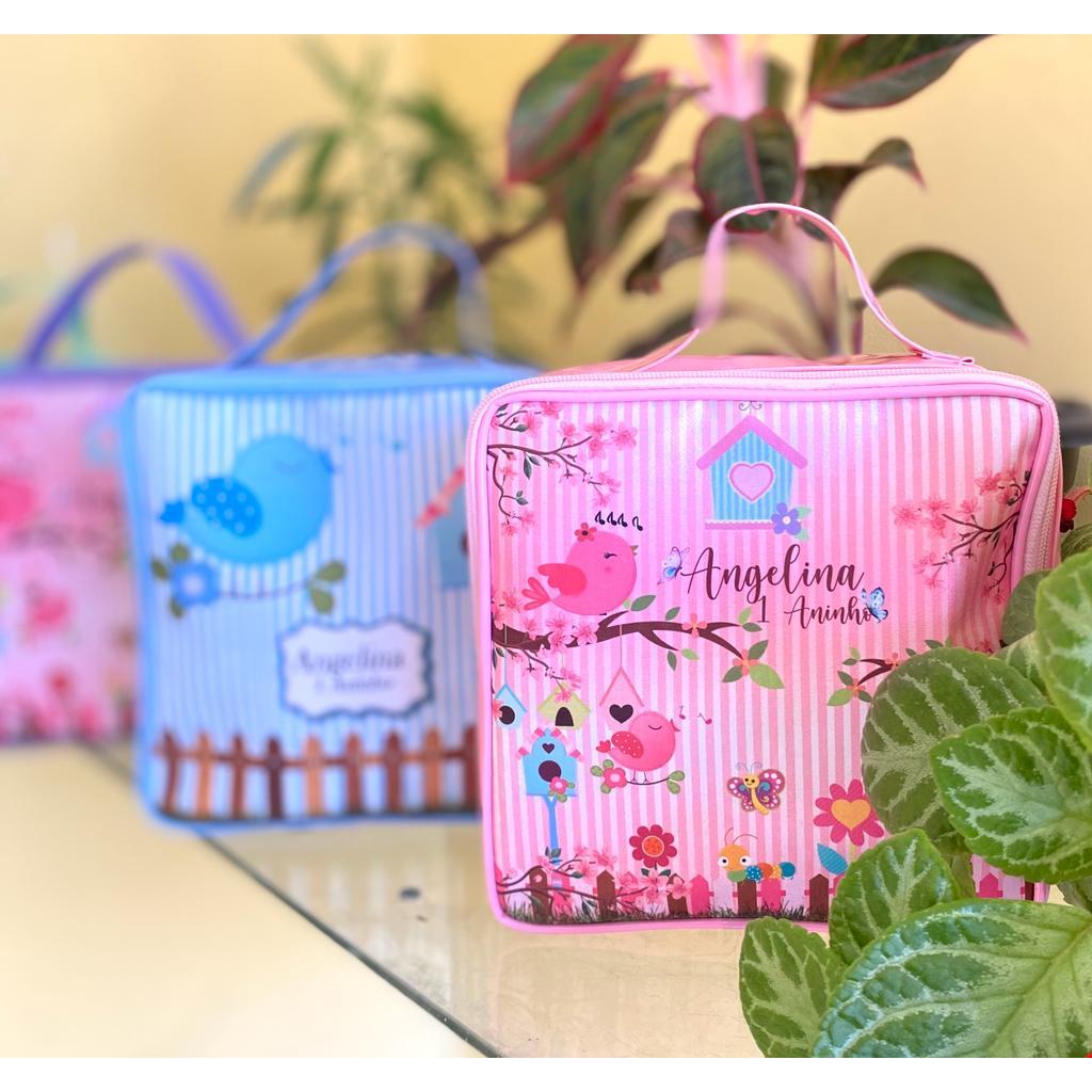10 Bolsas Personalizadas, Bolsinhas Jardim encantado, mimos jardim ...