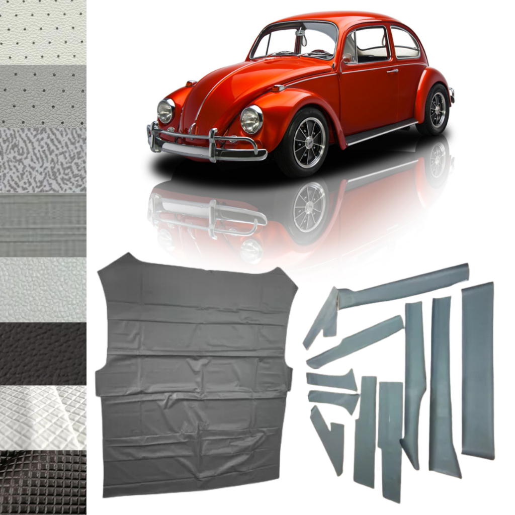 Forro Teto Fusca Volkswagen 1965 Até 1996 Com Colunas