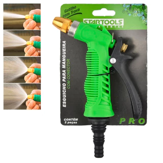 Esguicho Para Mangueira De Jardim Tipo Pistola Com Trava E Conector - Startools em Oferta na Shopee