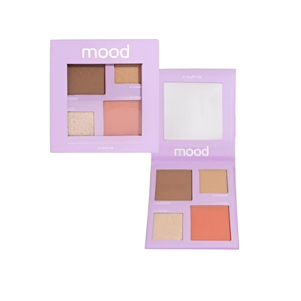 Blush, Contorno E Iluminador Mood - Ruby Rose Hbf586 G2