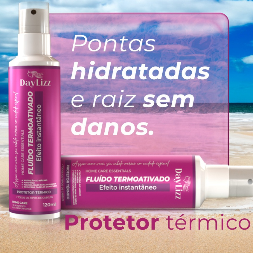 Poderoso Spray Protetor Térmico Proteção para os seus Cabelos | Shopee ...