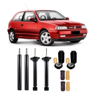 4 Amortecedor+kit Suspensão Gol G3 2000 2001 2002 2003 04 05
