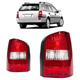 Lanterna Traseira Parati G3 1999 2000 2001 2002 Bicolor Lente Acrilico