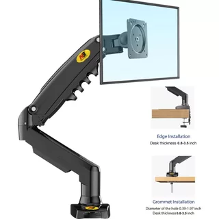 Suporte North Bayou NB F80 Mesa P/ TV/Monitor 17 a 30" Preto