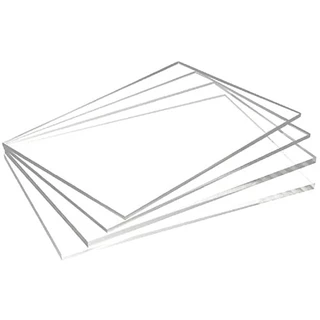 Chapa de Acrílico Cristal 50x50 3mm Material Virgem 1ª Linha