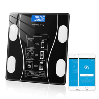 Balança De Bioimpedância Corporal Digital Com Aplicativo Bluetooth 180Kg
