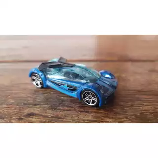 Hot Wheels - Iridium "Acceleracers" Azul - Track Stars 2007 (Fora da Embalagem) - Main Line 1:64