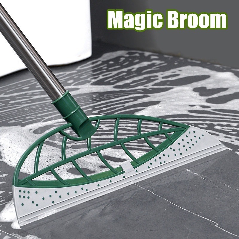 Vassoura Mágica Rodo Tira Pelo Limpa Vidro Seca Bem Silicone