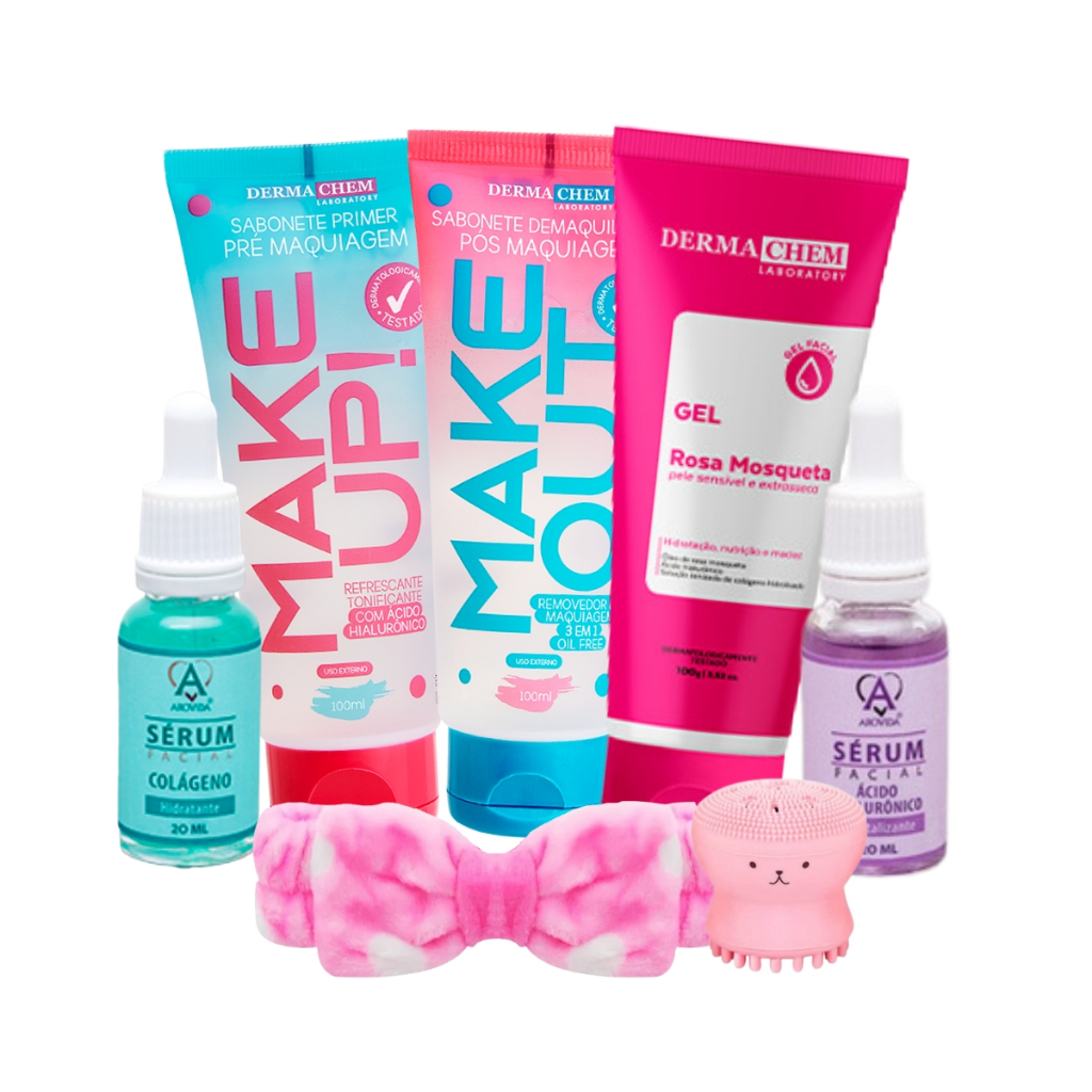 Kit Skin Care Limpeza Facial Profunda Cuidado Facial