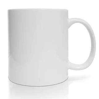 12 Canecas Brancas 1ª Linha Porcelana Importada P/sublimação 325ml