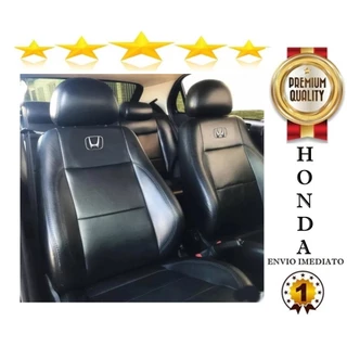 Capa para Banco Automotivo Carro 100% Couro City New Fit Civic Fit Hrv